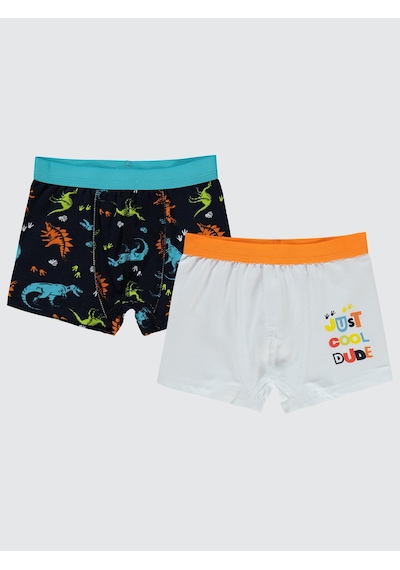 Civil Boys Erkek Çocuk 2'li Boxer Set 2-10 Yaş