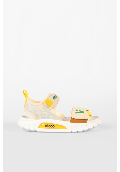 Vicco Dekan Hafif Unisex Çocuk Bej Sandalet Bej