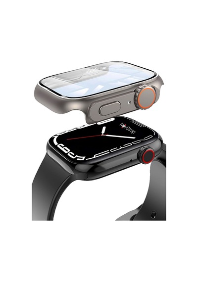 Watch Seri 8 7 45mm Uyumlu Watch Ultra Dönüştürücü Kasa Ve Ekran Koruyucu
