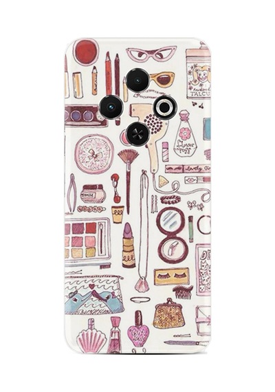 Tecno Spark 30c Uyumlu Kılıf Orta Sertlikte Yüksek Korumalı Baskılı Kapak Stk-17-spark30c Renk40 Renk40