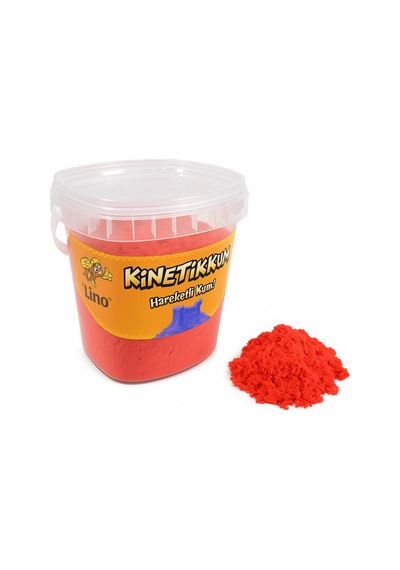 Kinetik Kum 500gr - Kırmızı Kova Kırmızı