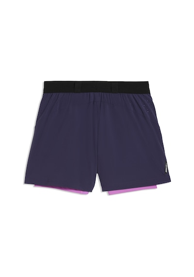 Puma X Hyrox Dryelite 2in1 Kadın Mor Antrenman Şort 52857764