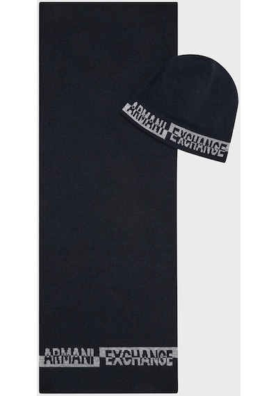 Armani Exchange Erkek Atkı Takım 954651 Cc313 00035 Lacivert
