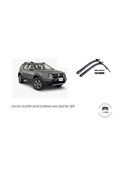 Dacia Duster Ön Cam Silecek Seti Araca Özel  Aparat 2018 S