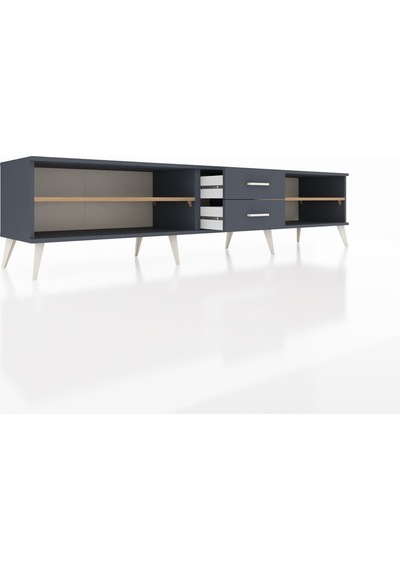 Hyperion Tv Ünitesi 2 Raflı 2 Çekmeceli 220x44x51 Antrasit-çam/antrasit Atlas Çam/antrasıt - Antrasıt Hyperion Tv Ünitesi 2 Raflı 2 Çekmeceli 220x44x51 Antrasit-çam/antrasit Atlas Çam/antrasıt - Antrasıt