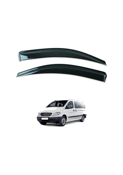 Mercedes Vito Ferrous Cam Rüzgarlığı 2 Parça 2003 Ve Üstü