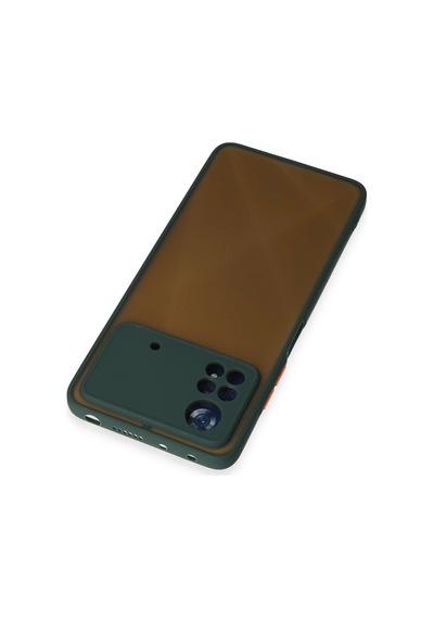 Cosmotex Newface Xiaomi Poco X4 Pro 5g Kılıf Montreal Silikon Kapak - Yeşil