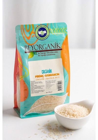 Beyorganik Pestisit ve Aflatoksin Analizli Organik Pirinç Osmancık 500 G