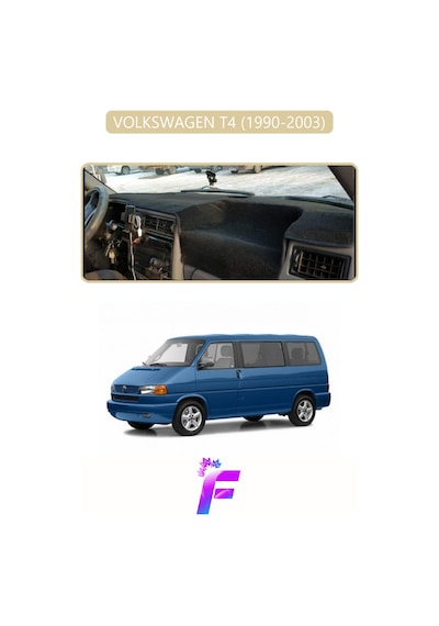 Volkswagen T4 1990-2003 Uyumlu Torpido Örtüsü Yansıma Önleyici Hızlı Ve Kolay Montaj L1