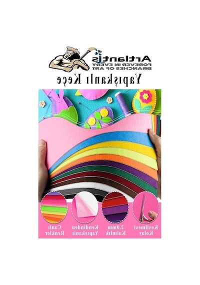 Kendinden Yapışkanlı Siyah Keçe 35x50 Cm 3 Adet 2.0 Mm
