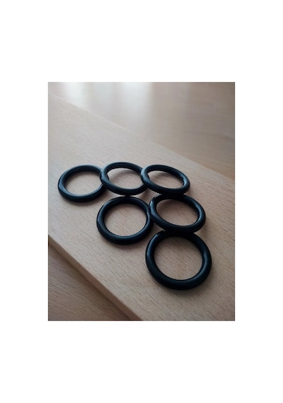 K&g Foot Rest Pilsan O-ring Kauçuk Halka - 6 Adet Pilsan Mama Sandalyesine Uyumlu Ayak Desteği Yedek Contası