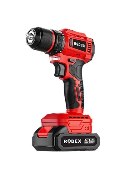 Rodex 20v Akülü Matkap 10mm 45nm 2 Vites 0-400/0-1400 Rpm 2x2.0ah Li-ıon Bmc Çantalı