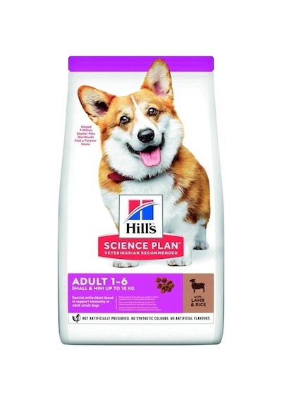 Hill's Adult Small Küçük Irk Kuzulu Yetişkin Köpek Maması 5 Kg 1 Kg Hediyeli