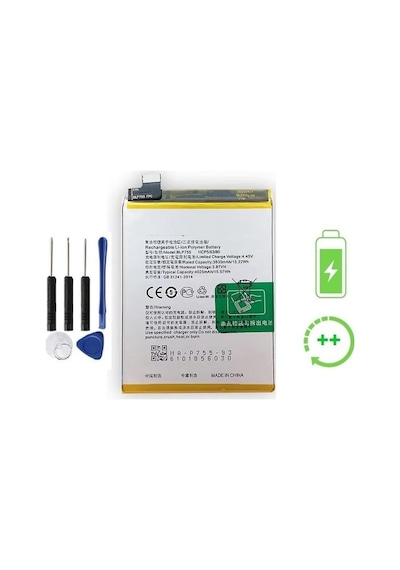 Oppo Reno 3 İle Uyumlu A+ Kalite Pil Batarya Blp755