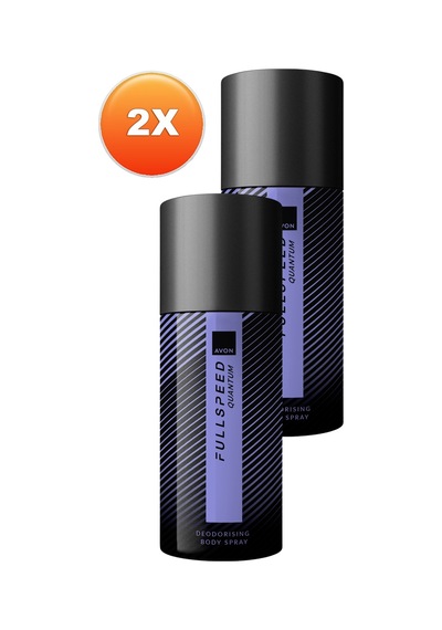 Full Speed Quantum Erkek Sprey Deodorant 150ml İkili Paket