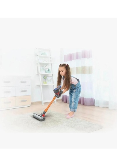 İlk Dikey Süpürgem Gerçekci Vakum Yapan Pilli Sesli 3 Farklı Başlıklı 70cm Oyuncak Dikey Süpürge 1