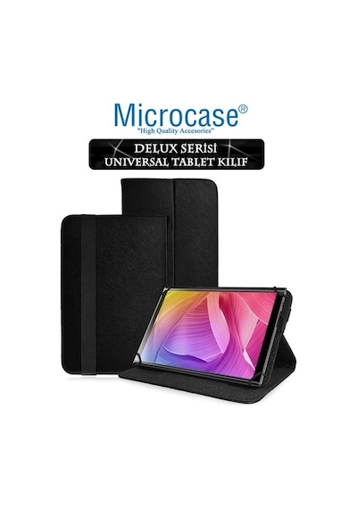 Philips Uyumlu M10 10.1 Tablet Delüx Serisi Universal Standlı Deri Kılıf