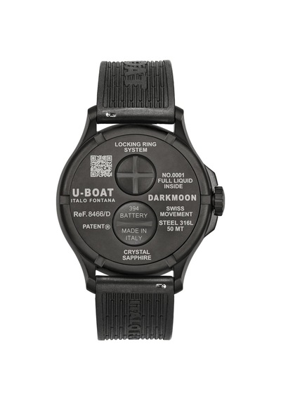 U-boat 8466/d Erkek Kol Saati Siyah