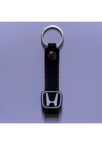 Honda İle Uyumlu Logolu Alüminyum Sibop Kapağı Ve Silikon Anahtarlık