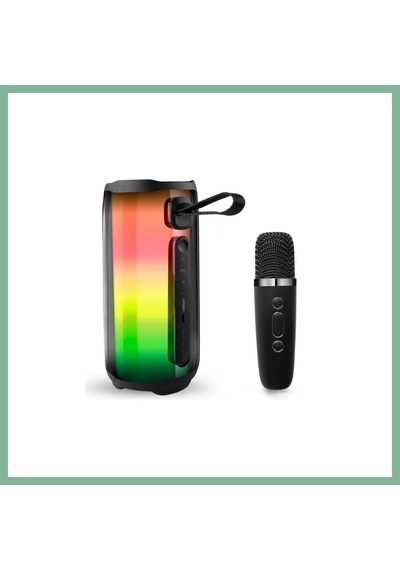 Bşkvirgo Pluse 5 Mikrofonlu Rgb Kablosuz Hoparlör - Siyah Bsk2026