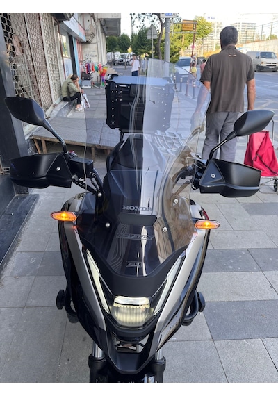 2025-26 Honda Nc750 Ön Cam Açık Füme Zeus 55cm 4mm Nc 750 750X