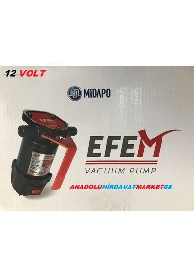 Midapo 12Volt 3 4 Mazot Çekme Pompası Yağ Aktarma Pompası