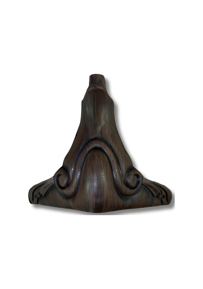 Cateksss Sultan Ayak 16 Cm Venge Ahşap - 2 Li Paket Kahverengi
