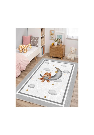 Dijital Baskılı Pamuk Tabanlı Çocuk Halısı Kaymaz, Yumuşak, Makinede Yıkanabilir Çok Renkli 795160126 Çok Renkli Dijital Baskılı Pamuk Tabanlı Çocuk Halısı Kaymaz, Yumuşak, Makinede Yıkanabilir Çok Renkli 795160126 Çok Renkli