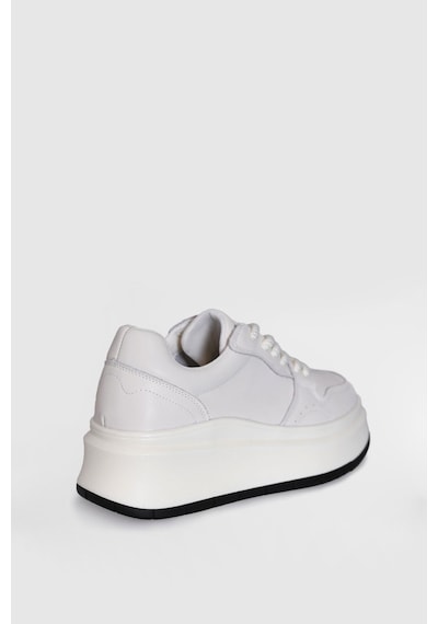 Lufian Laura Kadın Deri Sneaker Ayakkabı Beyaz