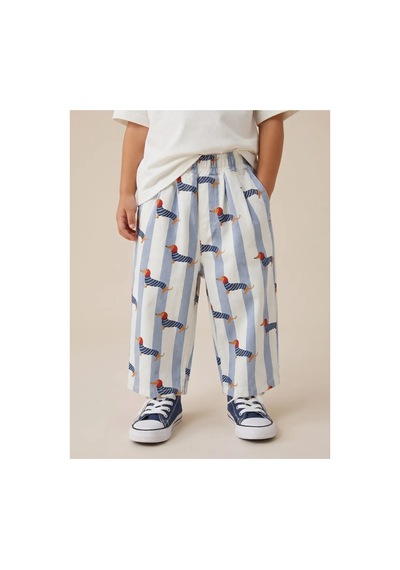 Poala Kids Dog Balloon Jeans Beyaz