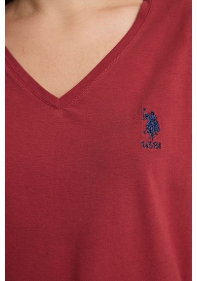 U.S. Polo Assn. U.s. Polo Assn. Kadın Vişne Tişört Basic 50323541-vr223