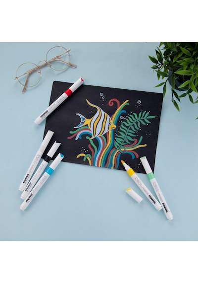 Bruno Visconti "sketch & Art" Akrilik Marker Kalem 6 Renk