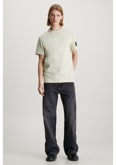 Calvin Klein Bisiklet Yaka T-shirt Yeşil