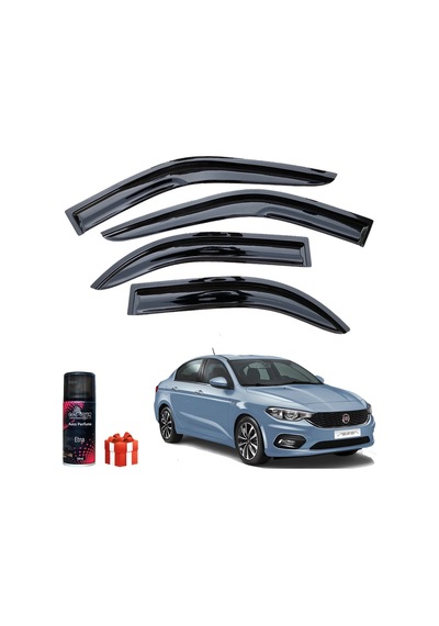Egea Sedan Mügen Cam Rüzgarlığı 2015 Sonrası 4 Lü Takım+koku