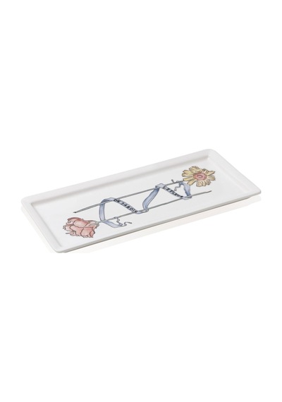 The Mia Luv Dikdörtgen Servis 35x16 Cm Çok Renkli