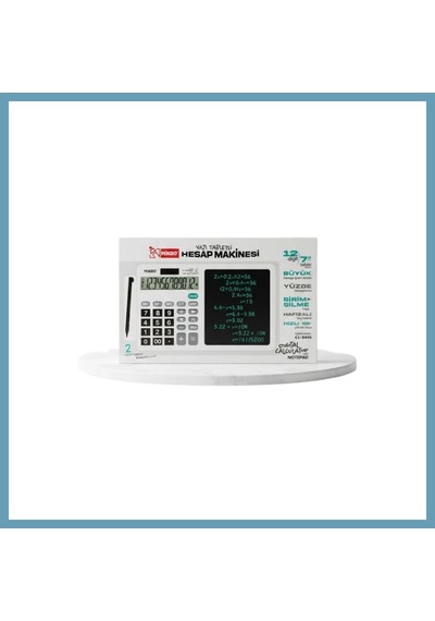 Bezos Yazı Tabletli Hesap Makinesi Mbt06 Çok Renkli