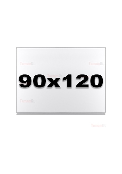 90X120 (Kaliteli) Akyazı Duvara Monte Laminat Beyaz Yazı Tahtası