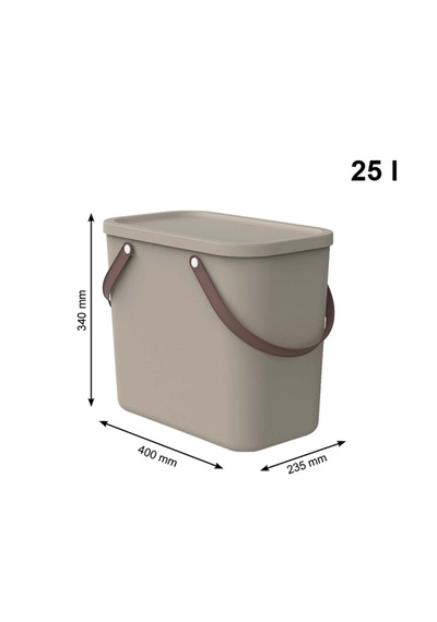 Albula Modern Depolama Kutusu 25l Cappucino