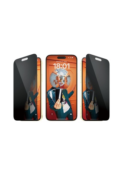 Panzerglass Apple Uyumlu iPhone 15 Plus Ultra wide Fit Çerçeve Aparatlı Gizli hayalet Ekran Koruyucu