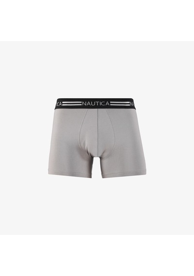 Nautica Erkek Gri Standart Fit 3'lü Boxer Düz X15309t Gri
