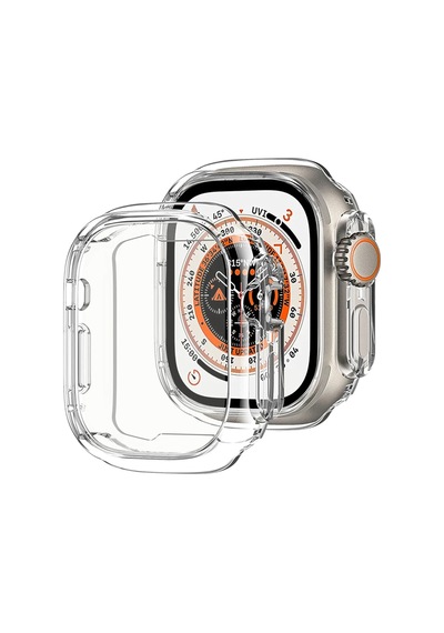 Forzacase Apple Uyumlu  Watch Ultra / Ultra 2 49 Mm Önü Açık Sert Plastik Rubber Kılıf - FC380