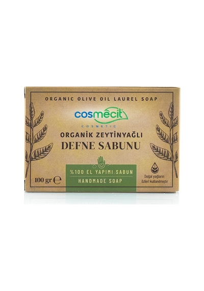 Cosmecit Organik Zeytinyağlı Defne Sabunu 100 Gr