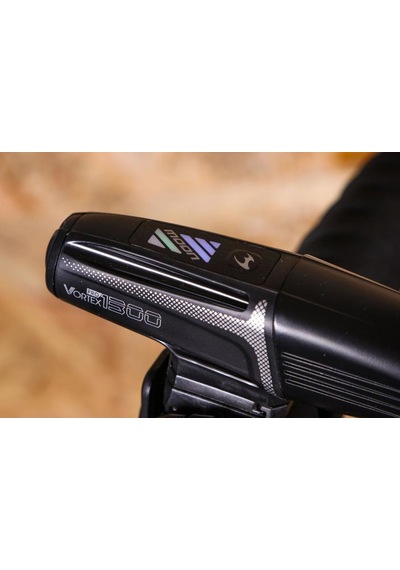 Moon Meteor Vortex Pro 1300lm Usb Şarjlı Bisiklet Ön Far Aydınlatma Siyah