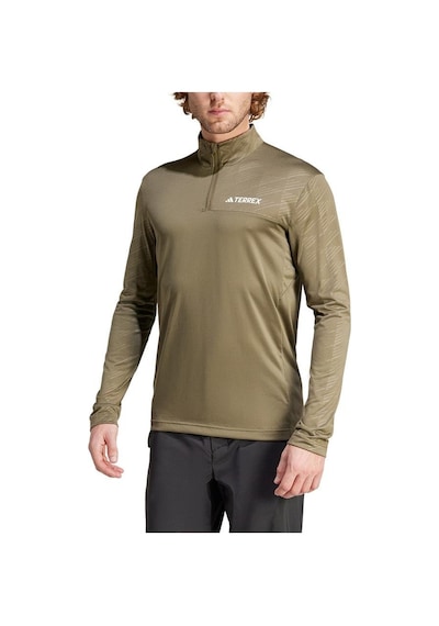 Adidas Mt Half Zi Ls Erkek Sweatshirt Ip4800-yesıl Yeşil