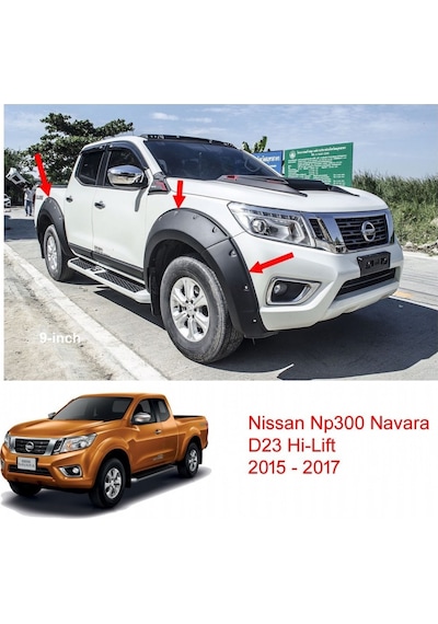 Ducki Navara Np300 2017 Sonrası Çift Depo 9Inc Dodik Abs Plasti