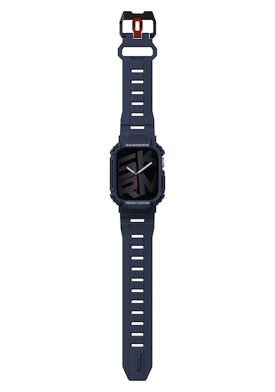 Watch 7 45mm Uyumlu 2in1 Tpu Kasa Koruyuculu Silikon Kordon Skinarma Mecha Lacivert