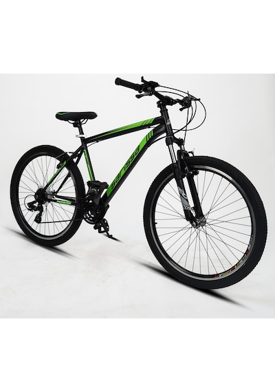 Sarissa Moon 26" Jant Mtb Ön Amortisörlü Shimano 21 Vites V Fren Dağ Bisikleti Siyah Yeşil