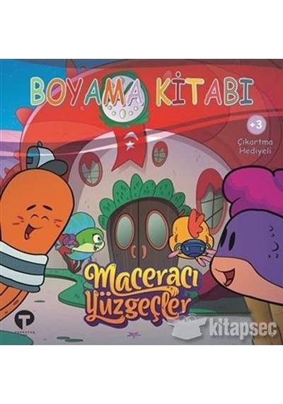 Maceracı Yüzgeçler Boyama 4 - Turkuvaz Çocuk