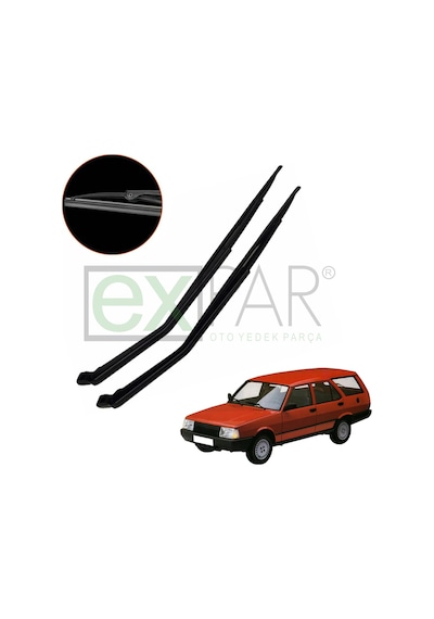 Tofaş Kartal Ön Cam Silecek Kollu Süpürge Takımı 1988-2001 Komple Oem Tip Metal Gövde