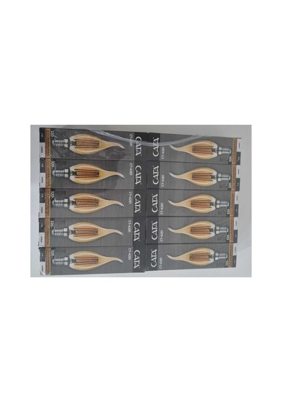 10'lu Eko Paket Amber Rengi Led Rustik Ampül E14 Ince Duy Ct-4281